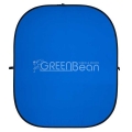 Фон тканевый двухсторонний хромакей GreenBean Twist 180 х 210 B/G